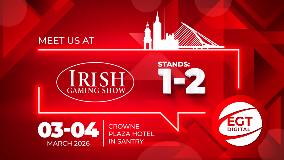 Egt Digital, Irish Gaming Show'Da Hermes Fortunes 2000 Ve Geliştirilmiş Super Fruits Serisini Tanıtacak